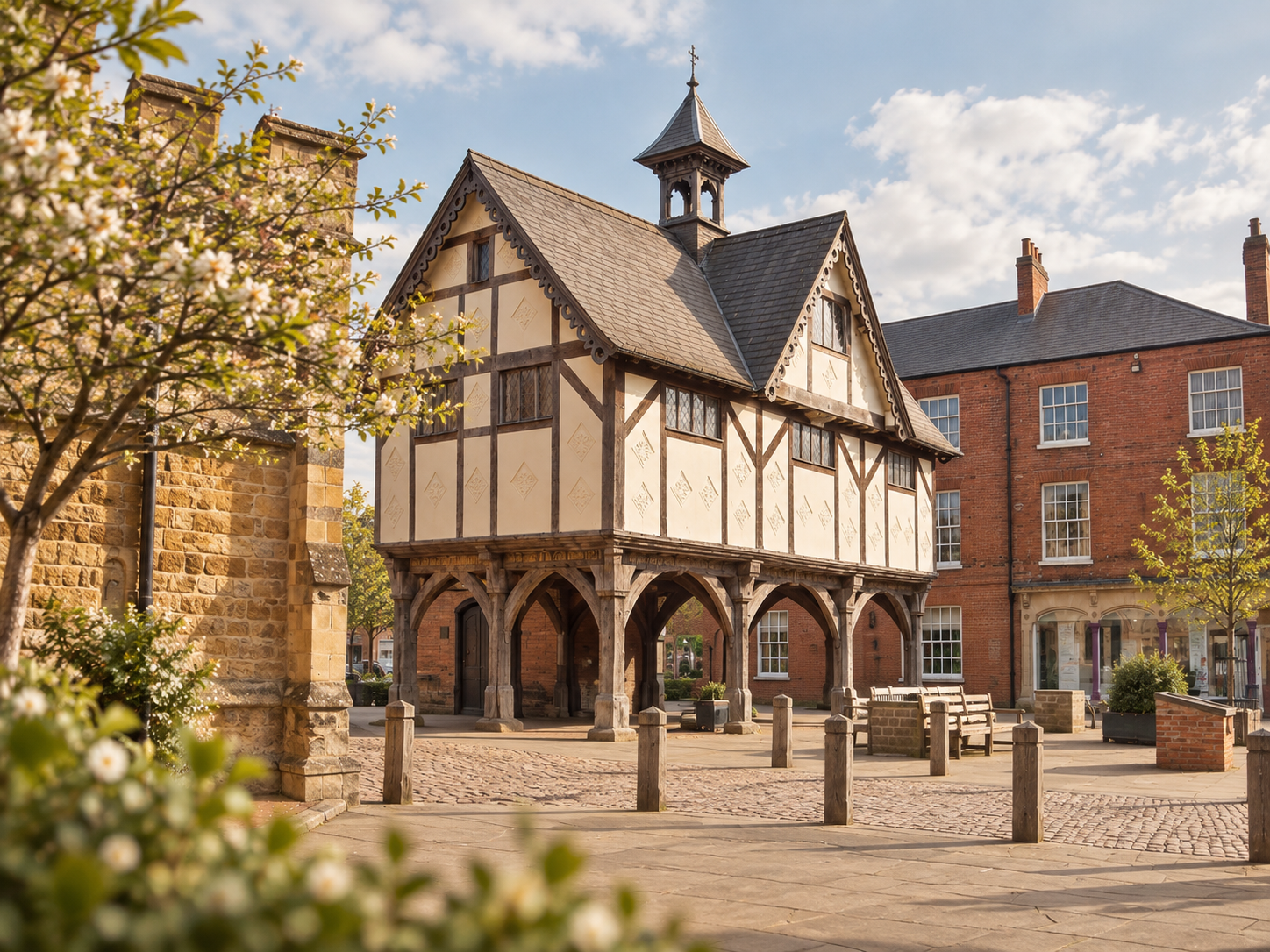 Old Grammar School in Market Harborough town centre
